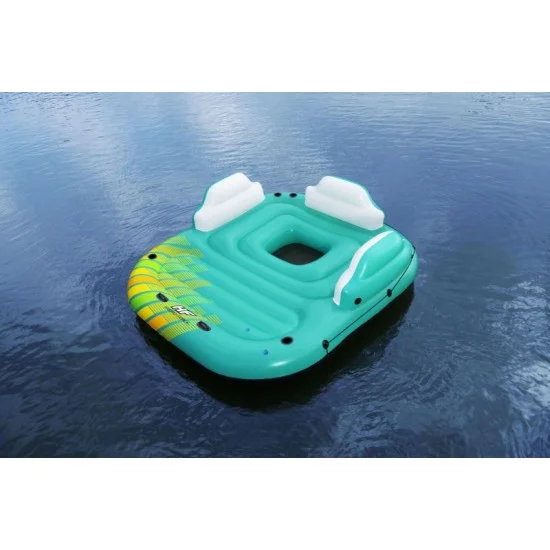 Bestway sunny lounge island contents 1 island 1 sunshade 1 anchor bag repair patch